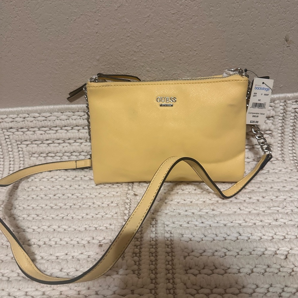 GUESS Yellow Crossbody Bag